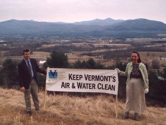 Rappaport and Smith at VPIRG Press Conference